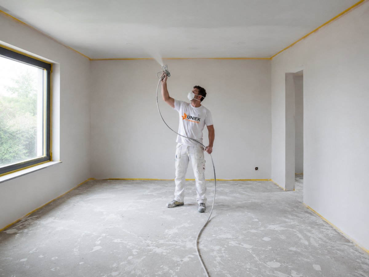 Wat is spuitwerk? — Uniek Stukadoors